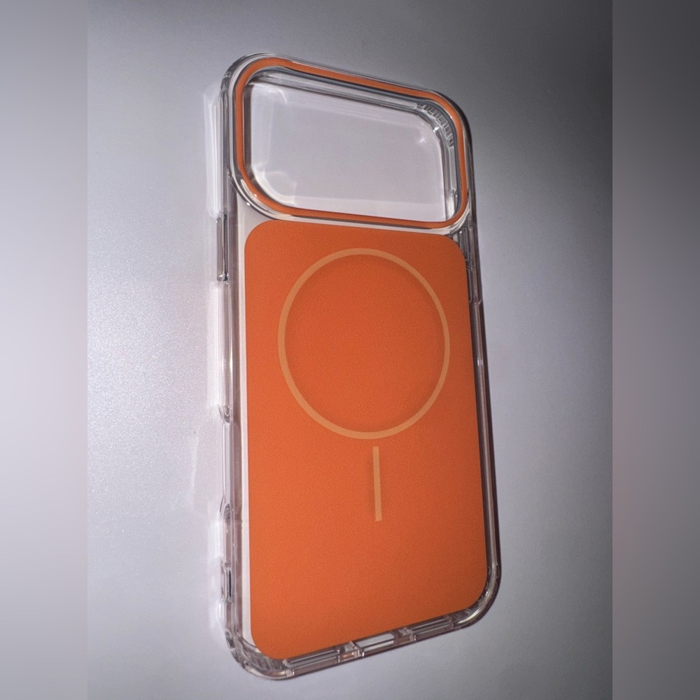 Sleek Orange MagSafe Compatible Phone Case